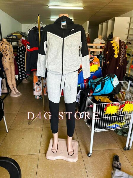 First Class Tracksuit White & Black