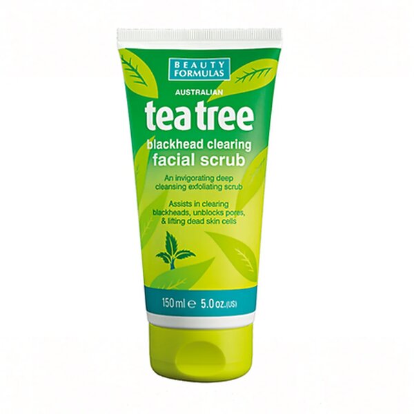 Beauty Formulas Tea tree blackhead clearing facial Scrub