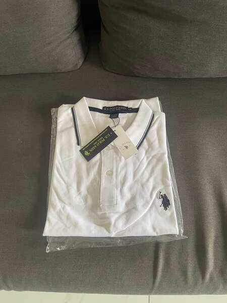 Polo  US Homme Classique Coton