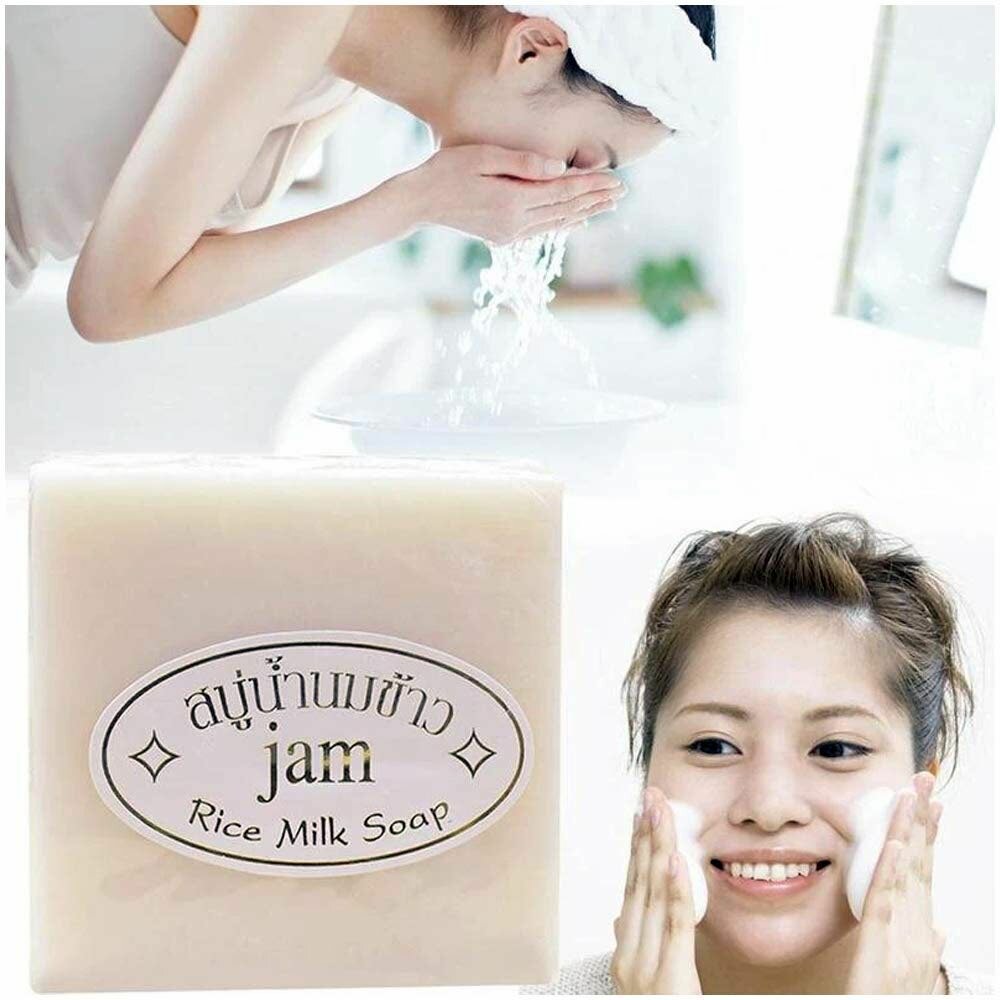 Jam rice milk soap
