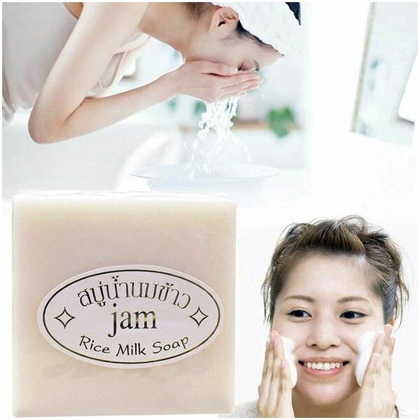 Jam rice milk soap