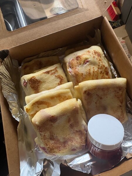 Crêpes jambon fromage