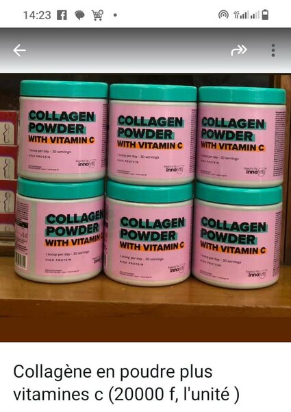 Collagène en Poudre vitamine C