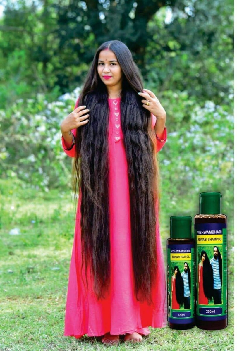 Adivasi hair oil+adivasi shampoo