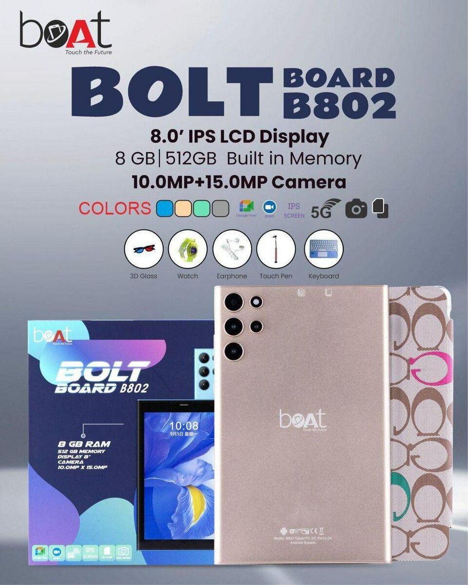 Tablette BOLT BOARD B802
