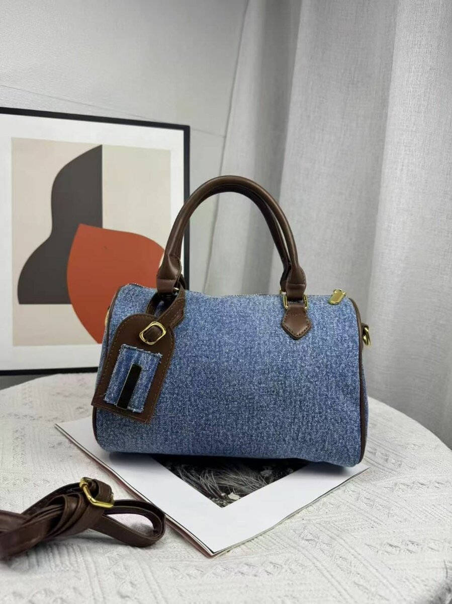 Sac à main élégant en jeans