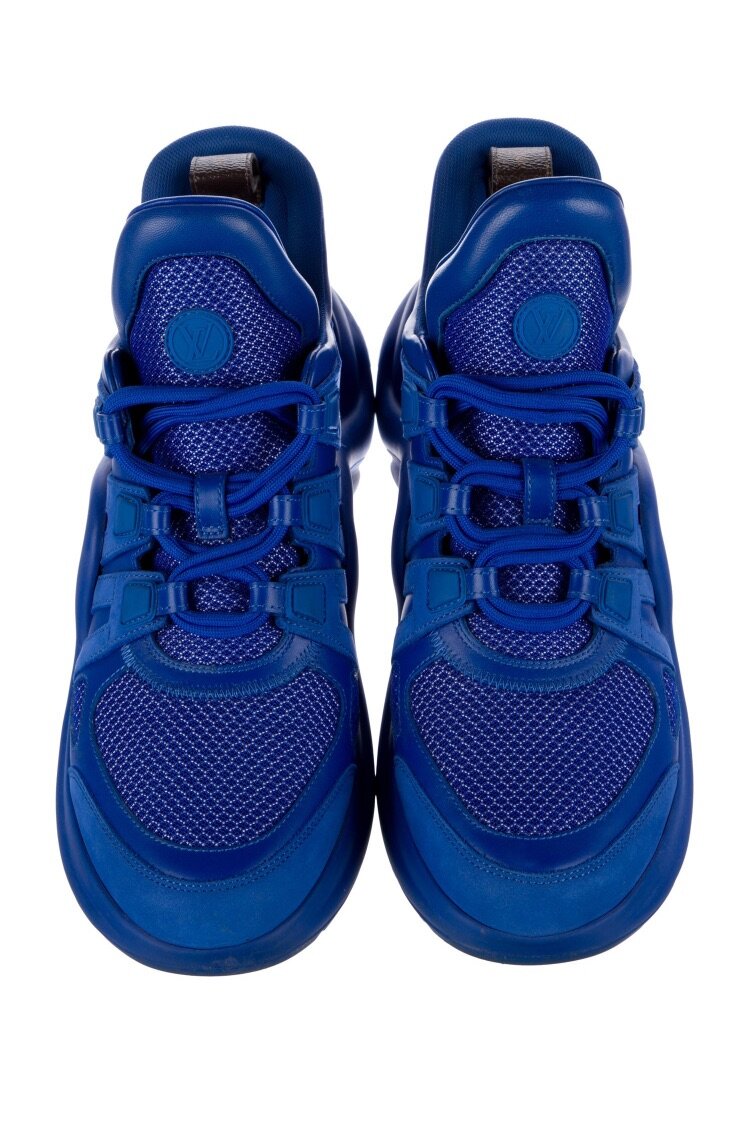 Louis Vuitton Leather Low Top Chunky Sneaker