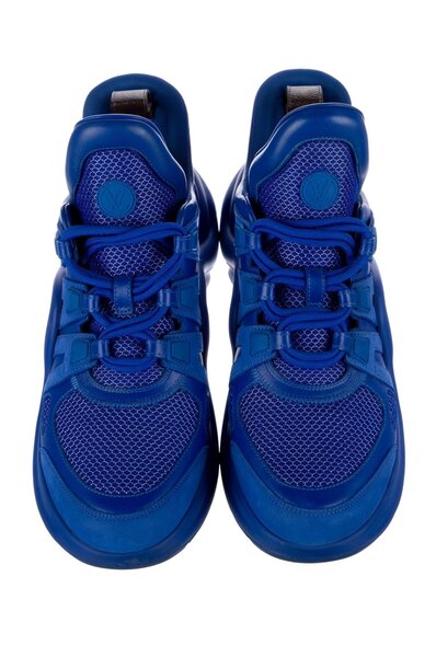 Louis Vuitton Leather Low Top Chunky Sneaker