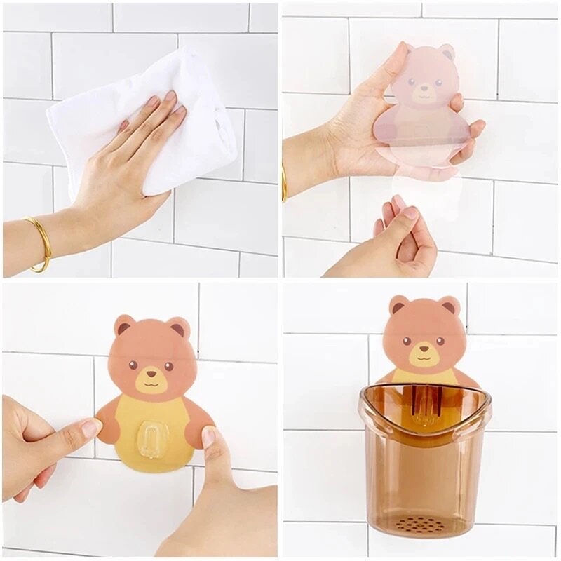 Teddy bear cup holder