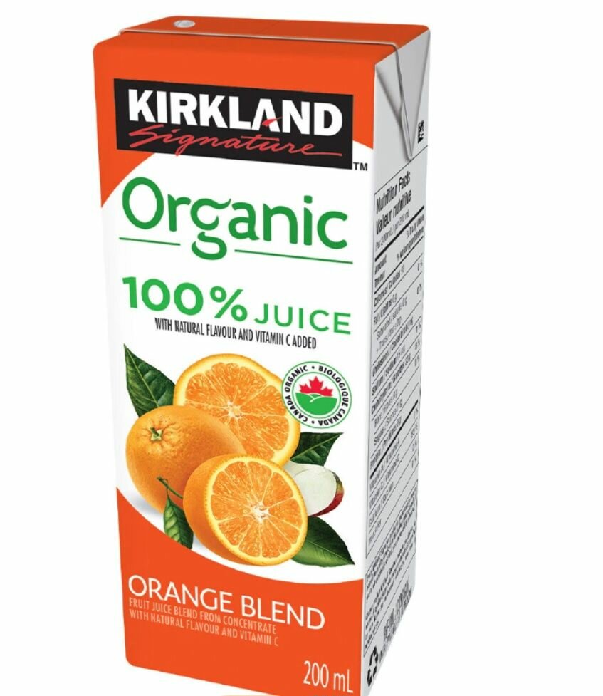 Kirkland 100% organic juice