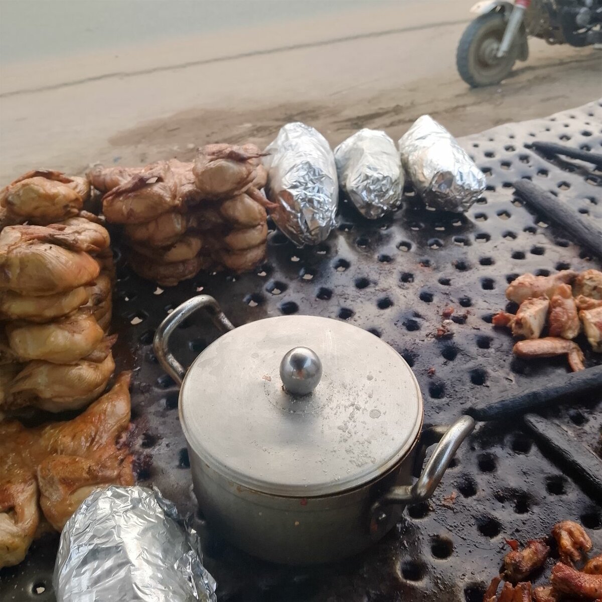 Poulet grillé savoureux