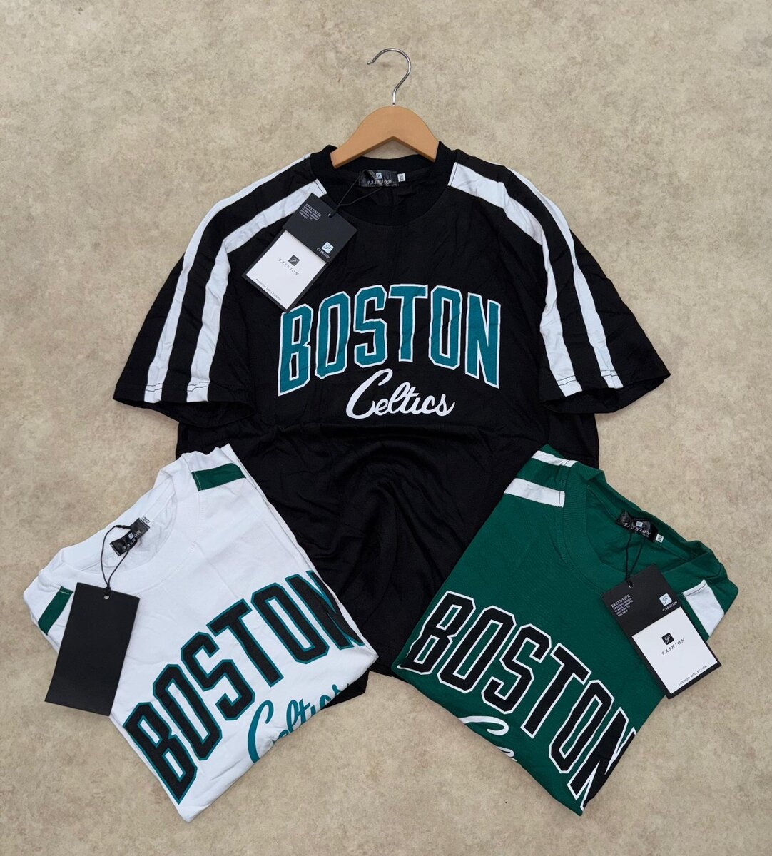T-shirts de sport Chicago et Boston