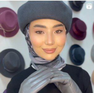 формовой берет из шерсти (р.57-58)