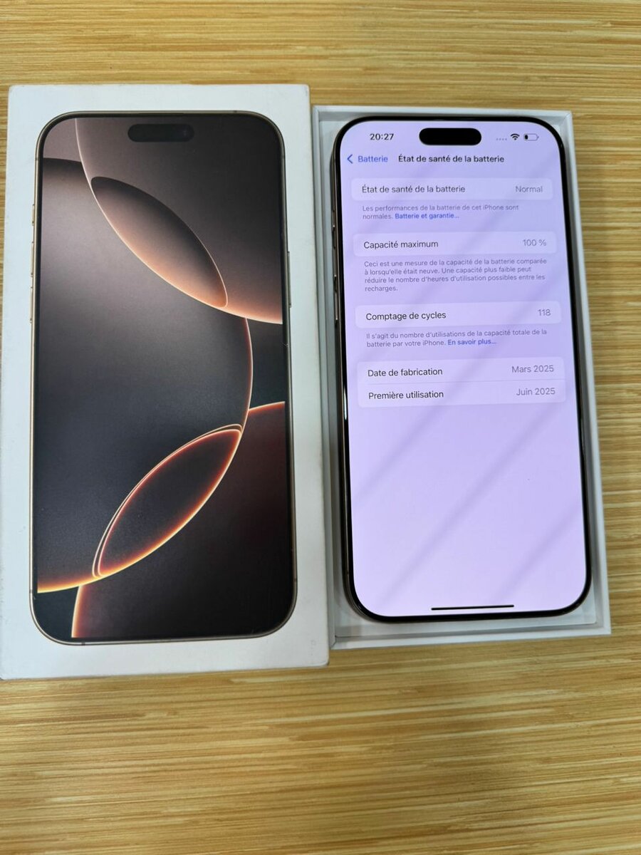 iphone 16 pro max 256Go