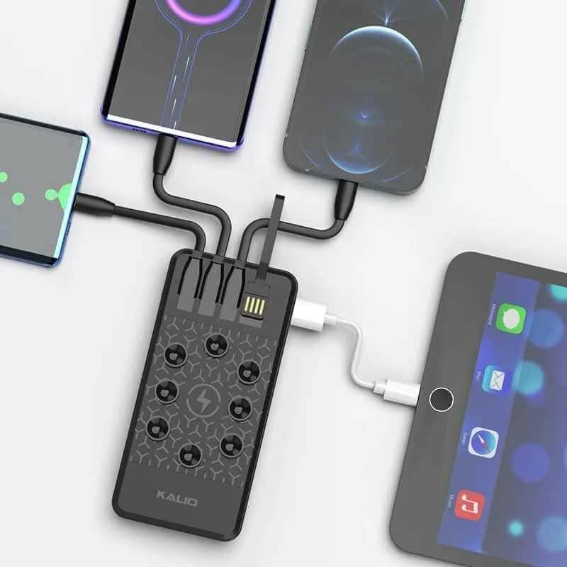 Chargeur rapide power bank 4 câble