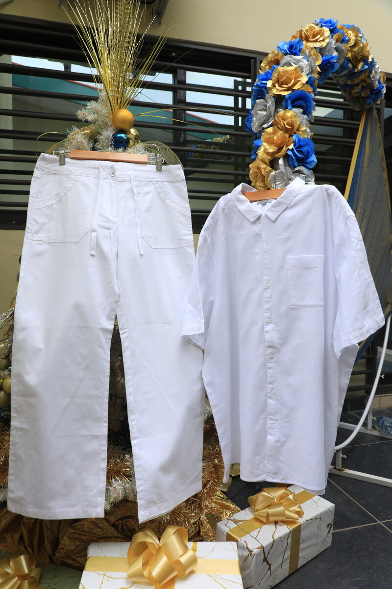 Elegant White Shirt and Pant Set