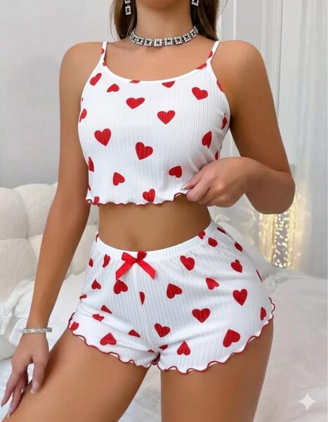 Pyjama Femme Cœur Confort
