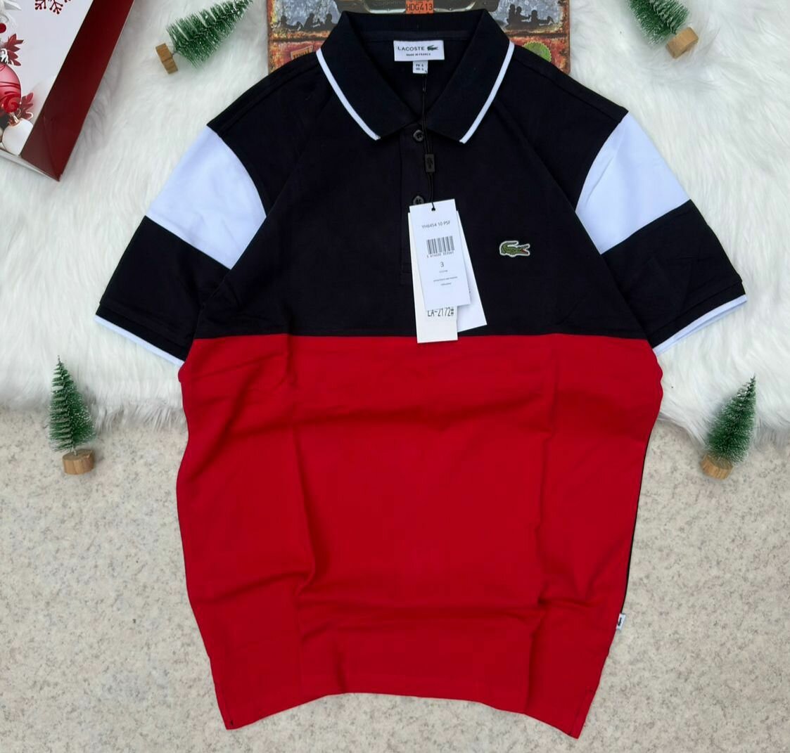 Polo Lacoste coloré homme