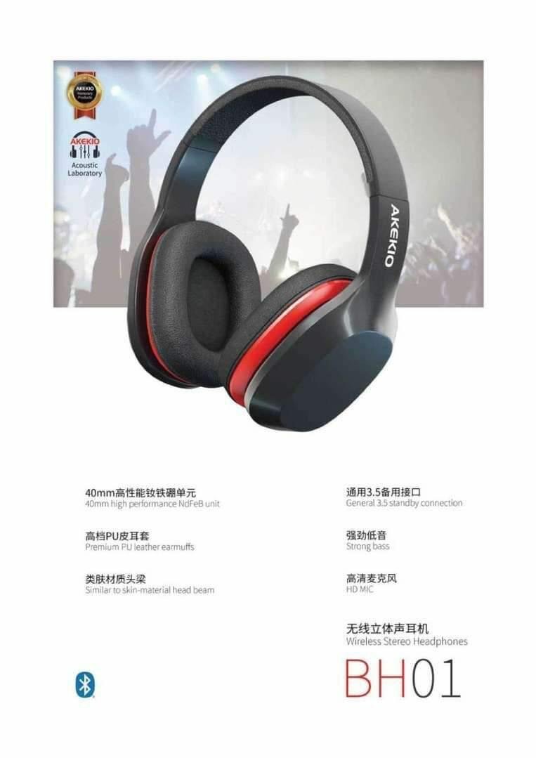 Bluetooth headphones/Akekio BH01 Headphones