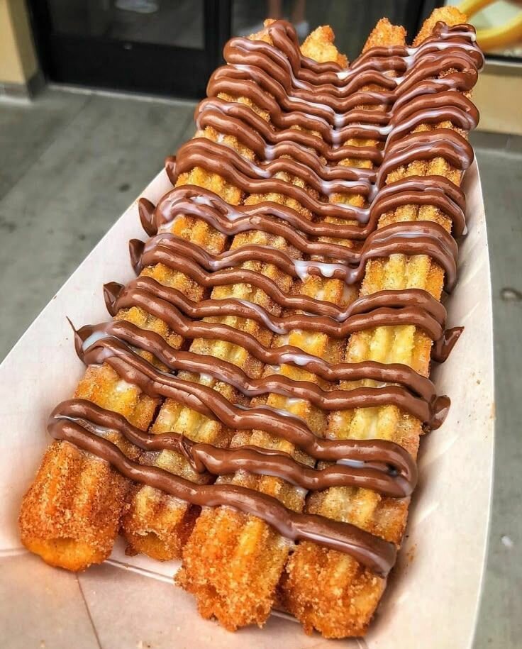 Churros croustillants sucrés