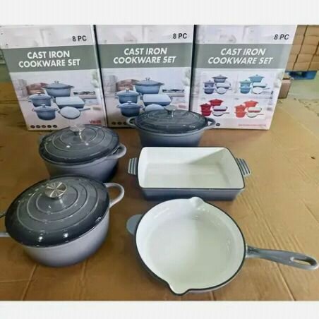 Set de Cuisson en Fonte 8 Pièces
