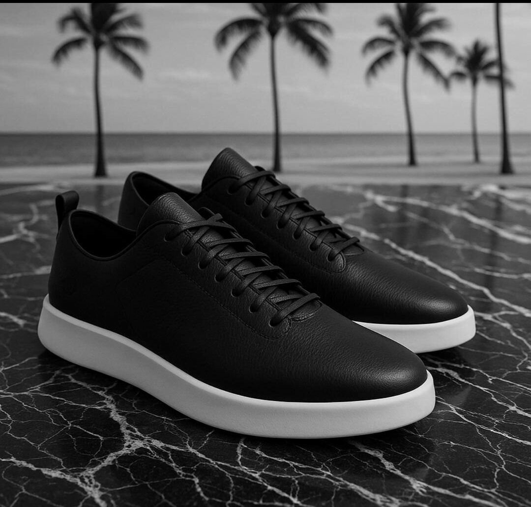 Sneakers en cuir élégantes