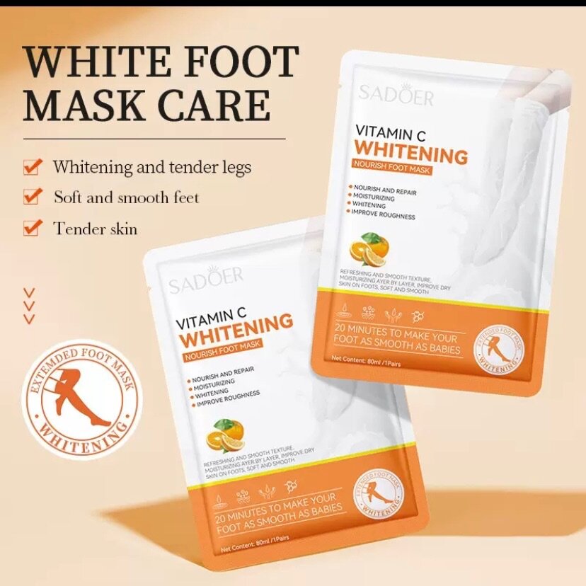 Whitening foot mask (vitamin c)