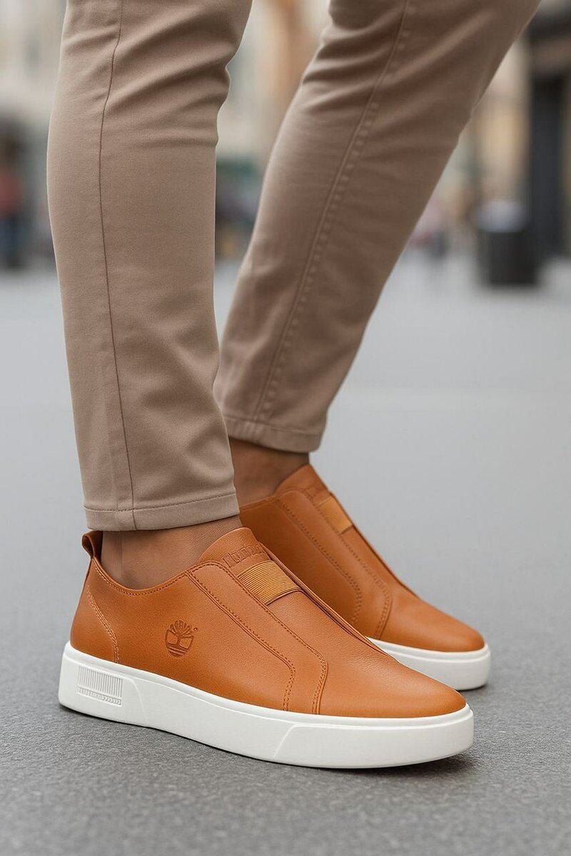 Sneakers hommes en cuir élégants