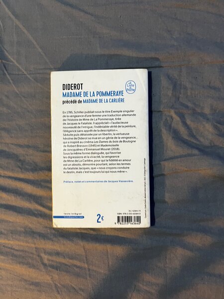 Madame de La Pommeraye - Diderot