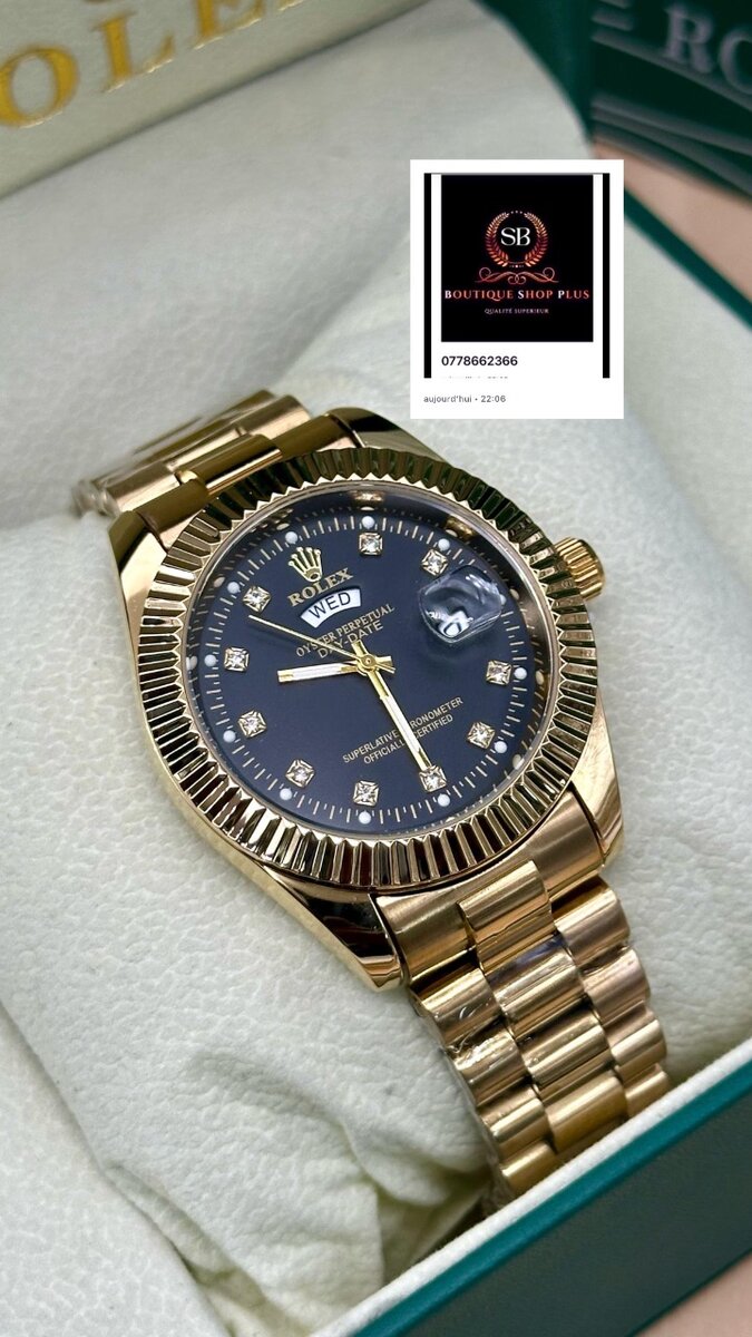 Montre rolex authentique