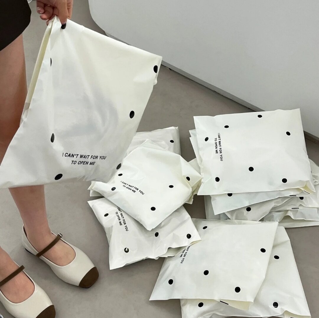 Sachets livraison à pois