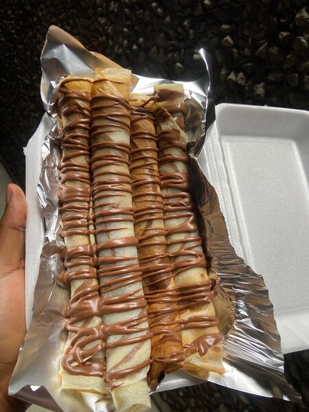 Crêpe tourbillon au chocolat