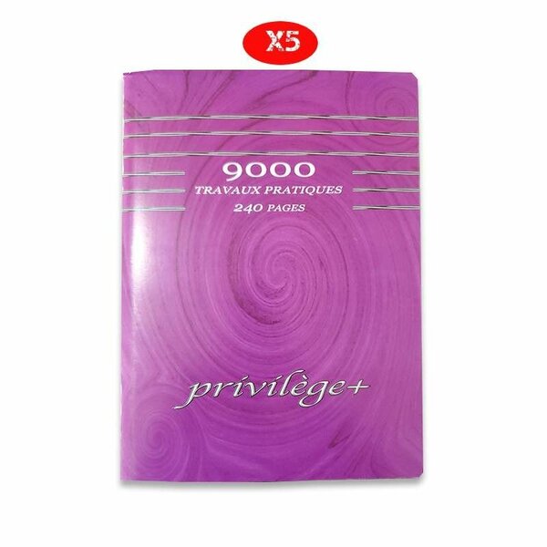 Cahier travaux pratiques 300p