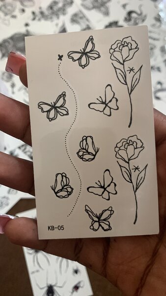 Tatouages Éphémères Papillons