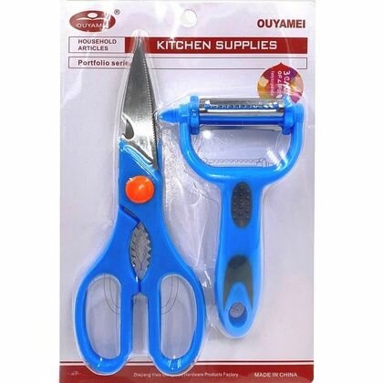 Ensemble Ciseaux et Éplucheur