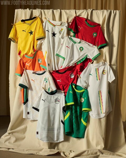 Maillots de football africains