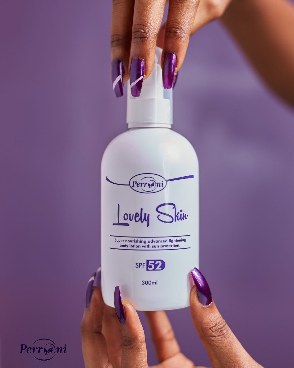 Lovely skin brightening body lotion.