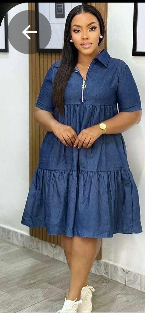 Robe élégante en wax coloré