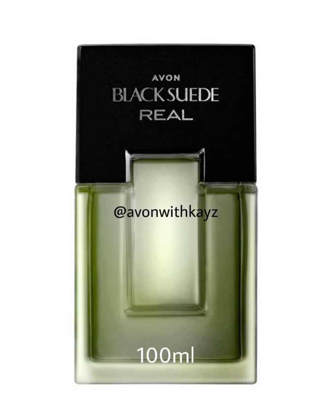Avon Black suede real