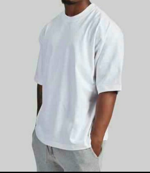 T-shirt blanc coton homme