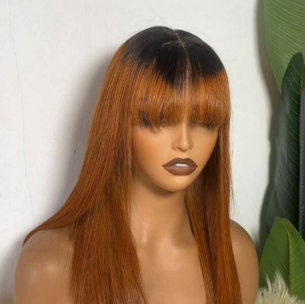 Perruque Synthétique Frange