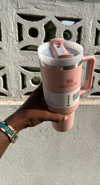 Peach Stanley Tumbler 40oz