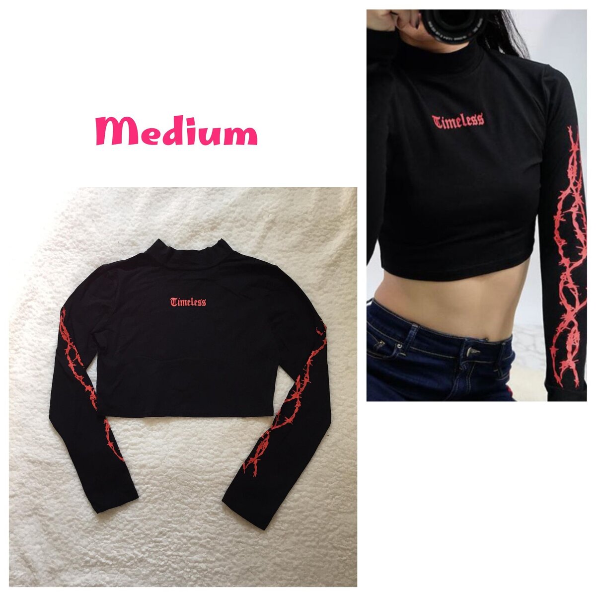 Salaula crop tops and tops