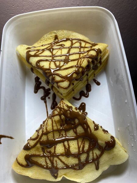 Crêpes au chocolat
