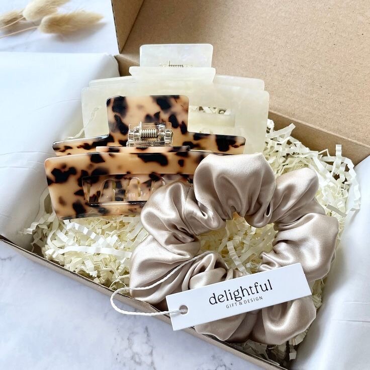 Scrunchie ear rings and clips