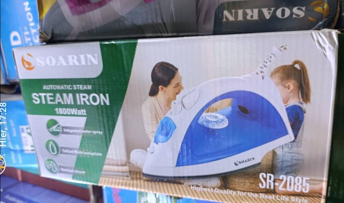 Fer à repasser vapeur 1800W