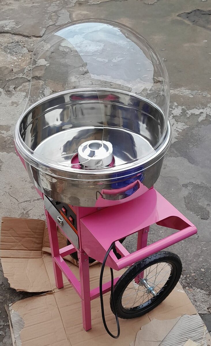 Cotton Candy Machine on wheels