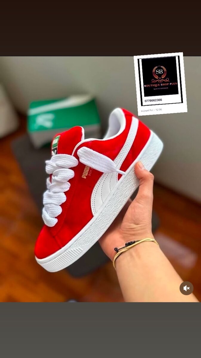 Basket puma Suède xl authentique avec sa boîte