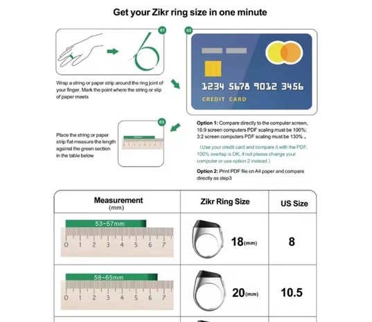Bague musulman numérique