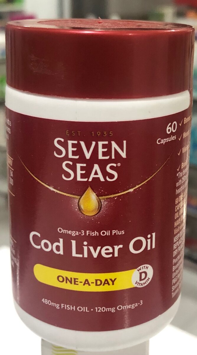SEVEN SEAS COD LIVER OIL & OMEGA-3 FISH OIL